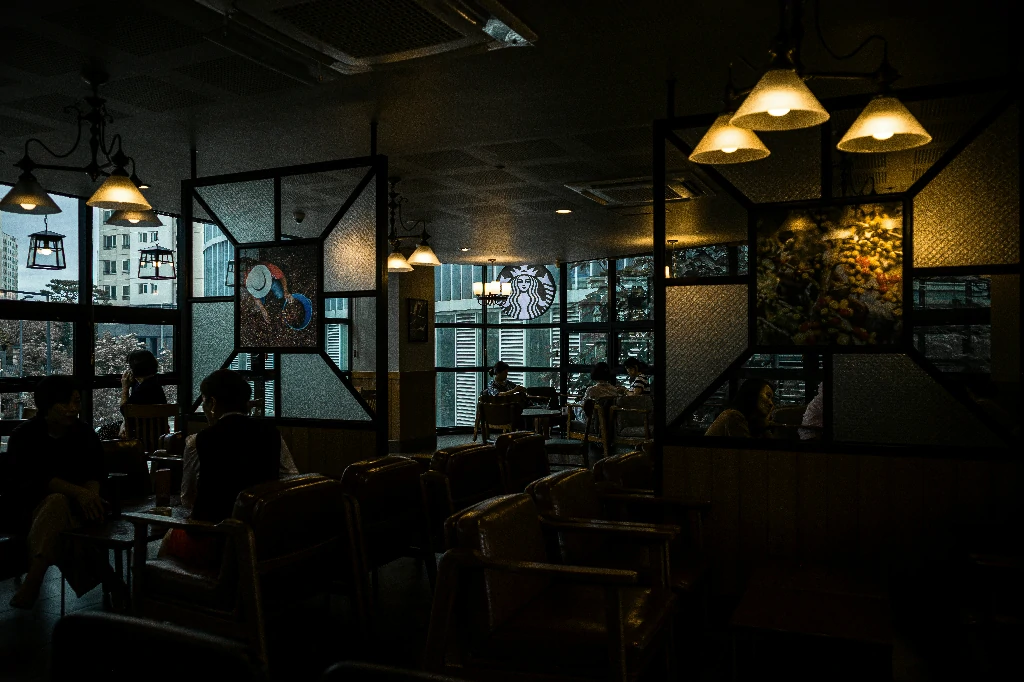 Menu cafe đồng bộ phong cách thiết kế không gian
