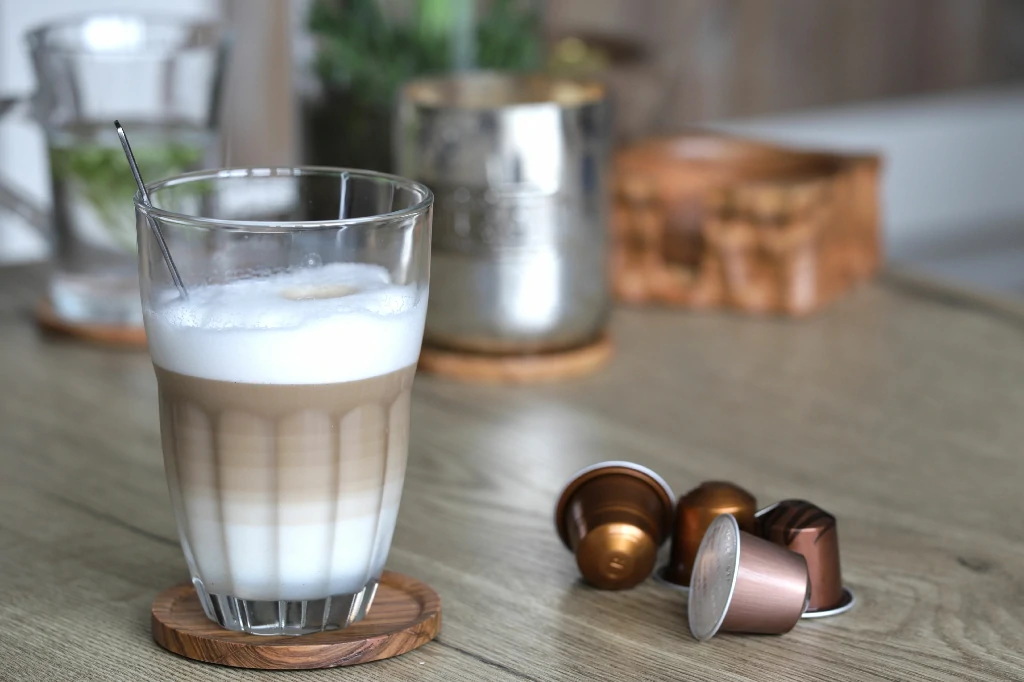 Tỷ lệ espresso sữa tươi và sốt caramel
