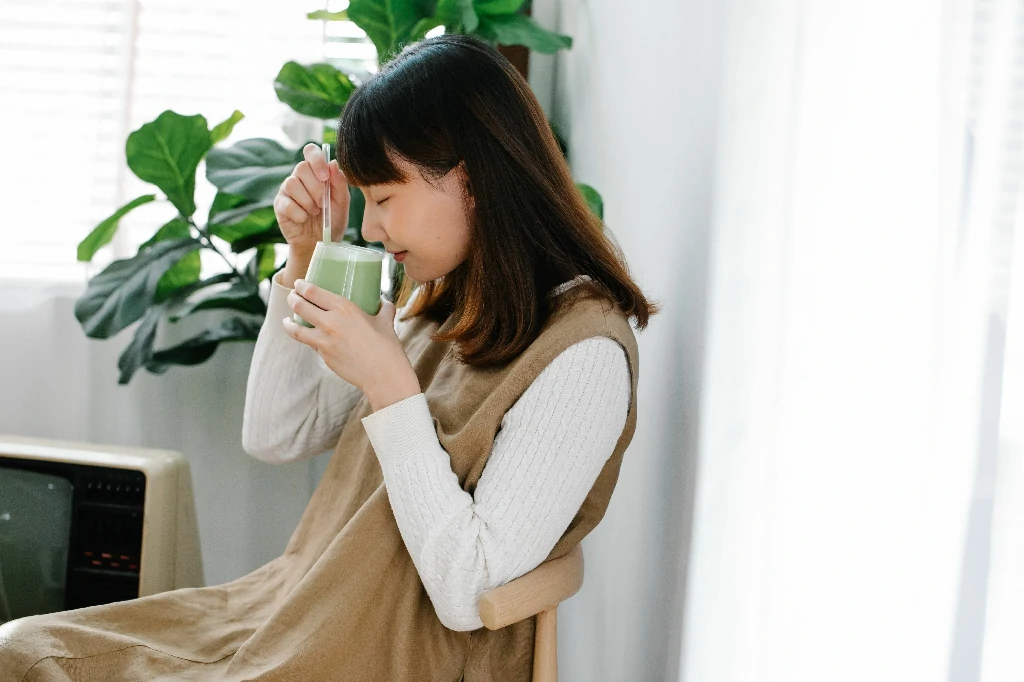 Các nguyên liệu chính pha chế matcha latte espresso