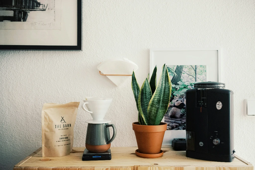 Setup góc máy cà phê tại nhà đẹp tiết kiệm